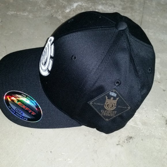 ELEMENT Crowns Skateboard Baseball Cap Hat Flexfit - Picture 2 of 7